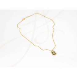 COLLAR CON DIJE BISUTERIA OJO CANDADO CADENA