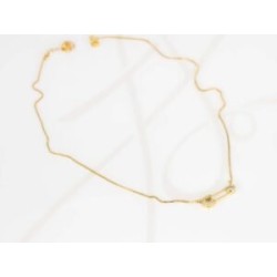 COLLAR CON DIJE BISUTERIA SEGURITO ZIRCONIA CADENA