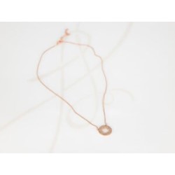 COLLAR CON DIJE BISUTERIA TREBOL ZIRCONIAS CADENA