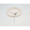 COLLAR CON DIJE PALO ZIRCONIA Y PERLAS