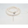 COLLAR CON DIJE PALO ZIRCONIA Y PERLAS