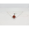 COLLAR CON DIJE PERLA CADENA