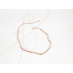 COLLAR SIN DIJE BISUTERIA CHOKER ZIRCONIA
