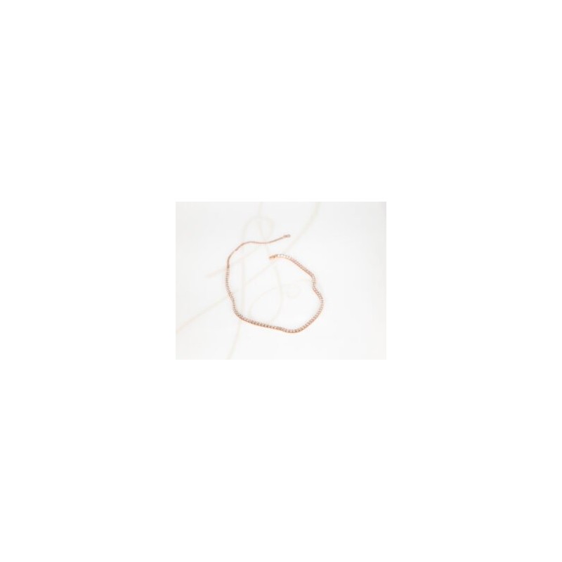 COLLAR SIN DIJE BISUTERIA CHOKER ZIRCONIA