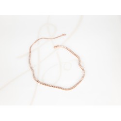 COLLAR SIN DIJE BISUTERIA CHOKER ZIRCONIA