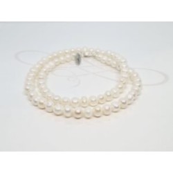 COLLAR SIN DIJE PERLA SENCILLO