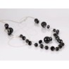 COLLAR SIN DIJE PLATA DOBLE LARGO CRISTAL AG