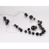 COLLAR SIN DIJE PLATA DOBLE LARGO CRISTAL AG