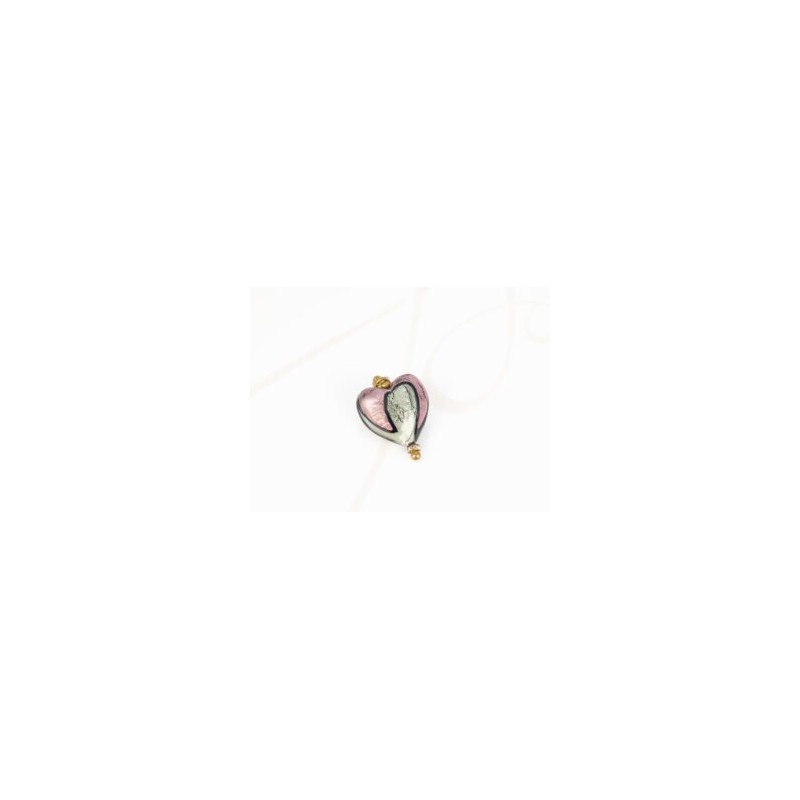 DIJE MURANO CORAZON ZIRCONIA FIGURA