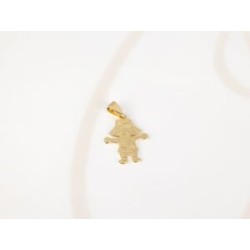 DIJE ORO LAMINADO CORONA NIÑA LISO