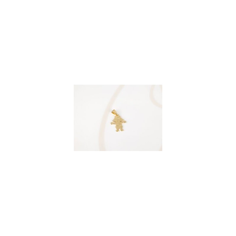 DIJE ORO LAMINADO CORONA NIÑA LISO