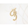 DIJE ORO LAMINADO CURSIVA F LISO