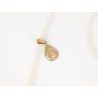 DIJE ORO LAMINADO GOTA BAUTIZO DIAMANTADO