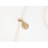 DIJE ORO LAMINADO GOTA BAUTIZO DIAMANTADO
