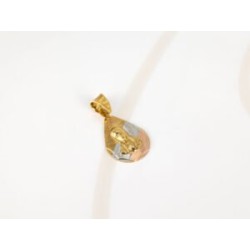 DIJE ORO LAMINADO GOTA VIRGEN GUADALUPE TORSO DIAMANTADO