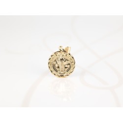 DIJE ORO LAMINADO SAN BENITO GRANDE DIAMANTADO