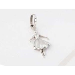 DIJE PLATA BAILARINA SENCILLA CHICA LISO