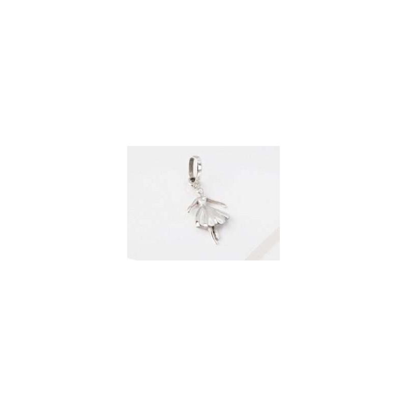 DIJE PLATA BAILARINA SENCILLA CHICA LISO