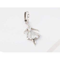 DIJE PLATA BAILARINA SENCILLA CHICA LISO