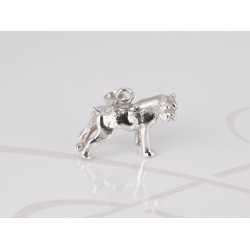 DIJE PLATA BULL DOG FIGURA