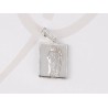 DIJE PLATA CUADRO DOBLE SJ V DIAMANTADO