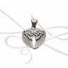DIJE PLATA DOBLE ALA RELIEVE