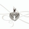 DIJE PLATA DOBLE ALA RELIEVE