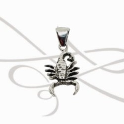 DIJE PLATA FIGURA ALACRAN