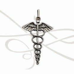 DIJE PLATA FIGURA SIMBOLO SALUD