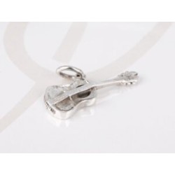 DIJE PLATA GUITARRA FIGURA
