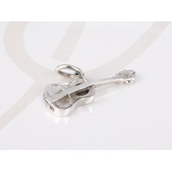 DIJE PLATA GUITARRA FIGURA