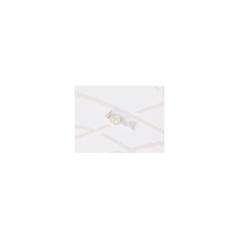 DIJE PLATA LLAVE SAN BENITO CHICA LISO