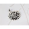 DIJE PLATA MANDALA MEDIANO PAVONADO