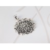 DIJE PLATA MANDALA MEDIANO PAVONADO