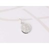DIJE PLATA MEDALLA ANGELITO MINI LISO