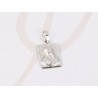 DIJE PLATA MEDALLA VIRGEN DIAMANTADO