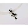 DIJE PLATA MINI CRUZ ESPIRITU SANTO PAVONADO