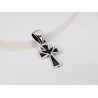 DIJE PLATA MINI CRUZ ESPIRITU SANTO PAVONADO