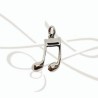 DIJE PLATA NOTA MUSICAL LISO