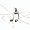 DIJE PLATA NOTA MUSICAL LISO