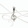 DIJE PLATA PEQUEÑA NOTA MUSICAL LISA