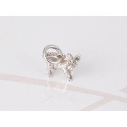 DIJE PLATA PERRO FIGURA