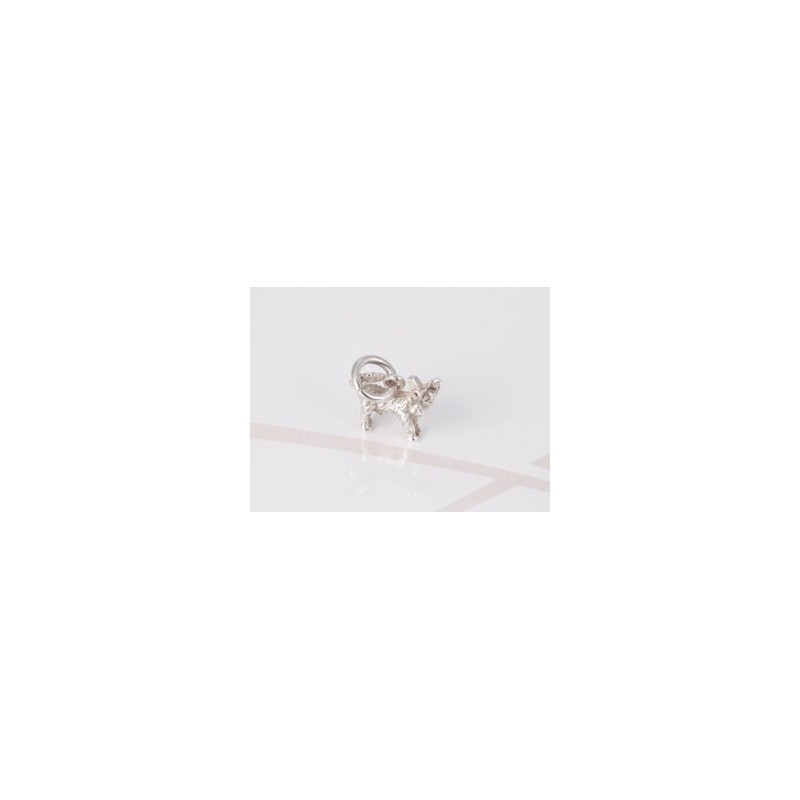 DIJE PLATA PERRO FIGURA
