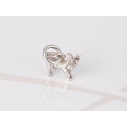 DIJE PLATA PERRO FIGURA