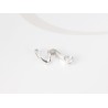 DIJE PLATA RAYO CON ZIRCONIA LISO
