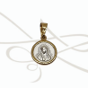 DIJE PLATA REDONDA MINI VIRGEN FILO OL