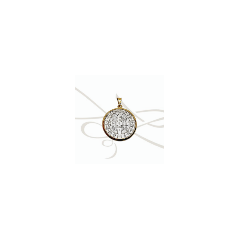 DIJE PLATA SAN BENITO GRANDE FILO OL