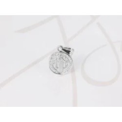 DIJE PLATA SAN BENITO LISO