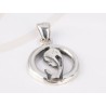 DIJE PLATA SILUETA MADONA LISO