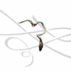 DIJE PLATA VIBORA LISA